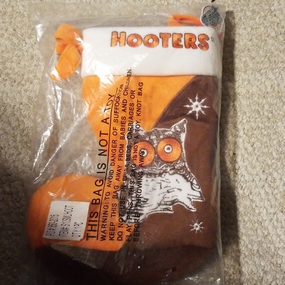 Vintage Hooters Christmas Stocking - Picture 2 of 2
